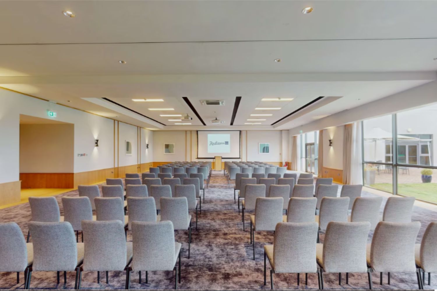 conference room at the Radisson Blu