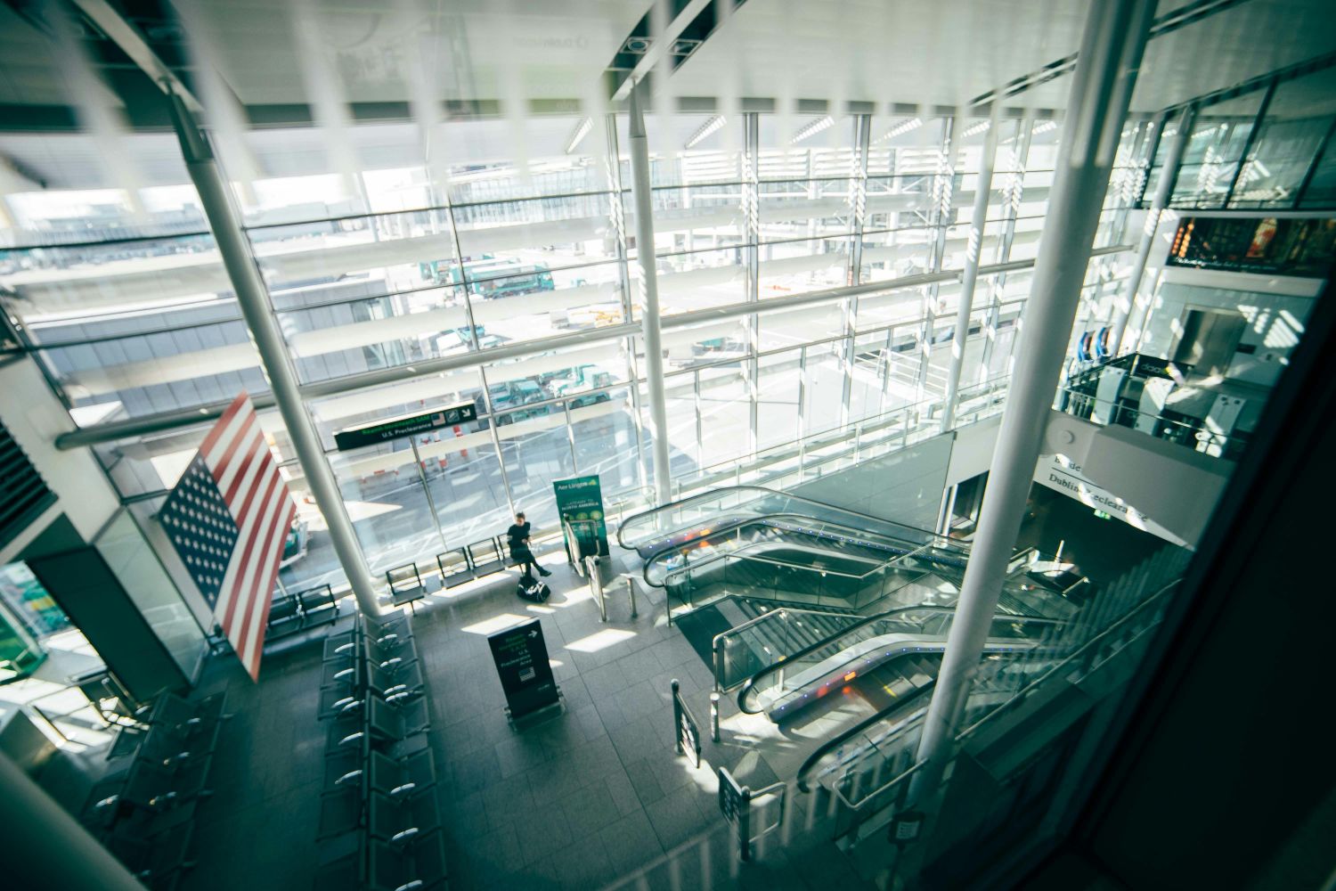 the Dublin Airport