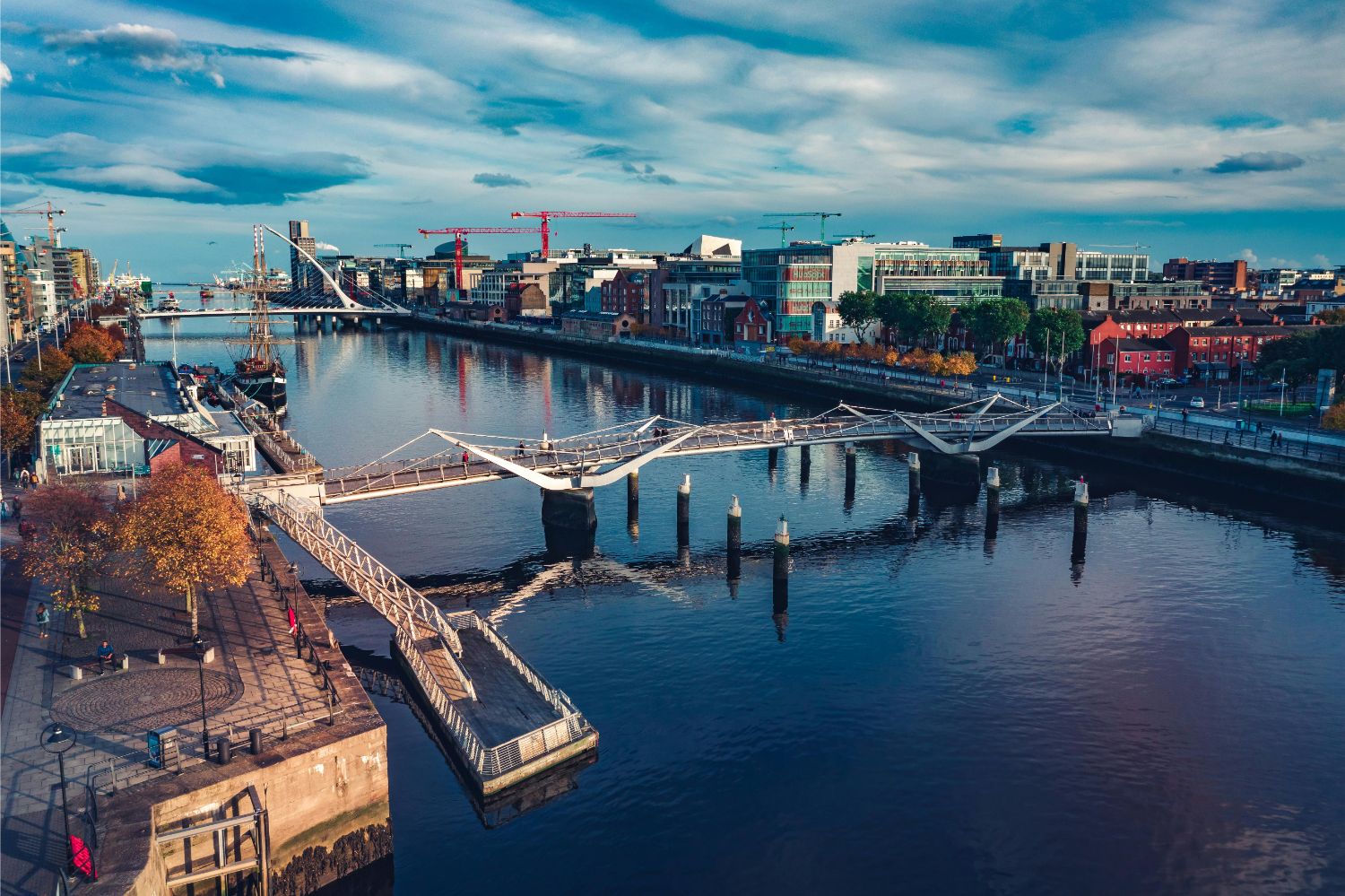 the waterfront in Dublin